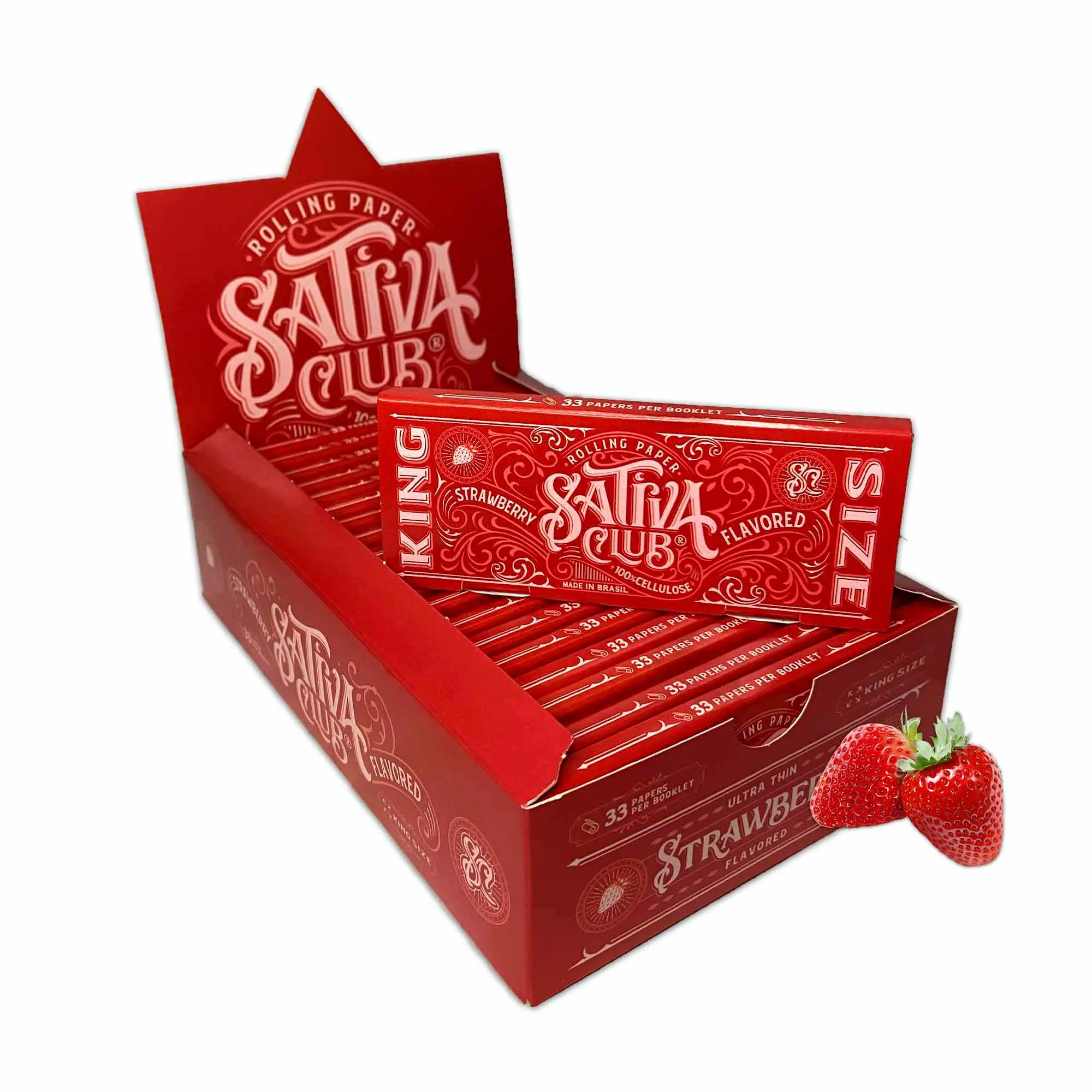 CELULOSE SATIVA CLUB MORANGO KING SIZE
