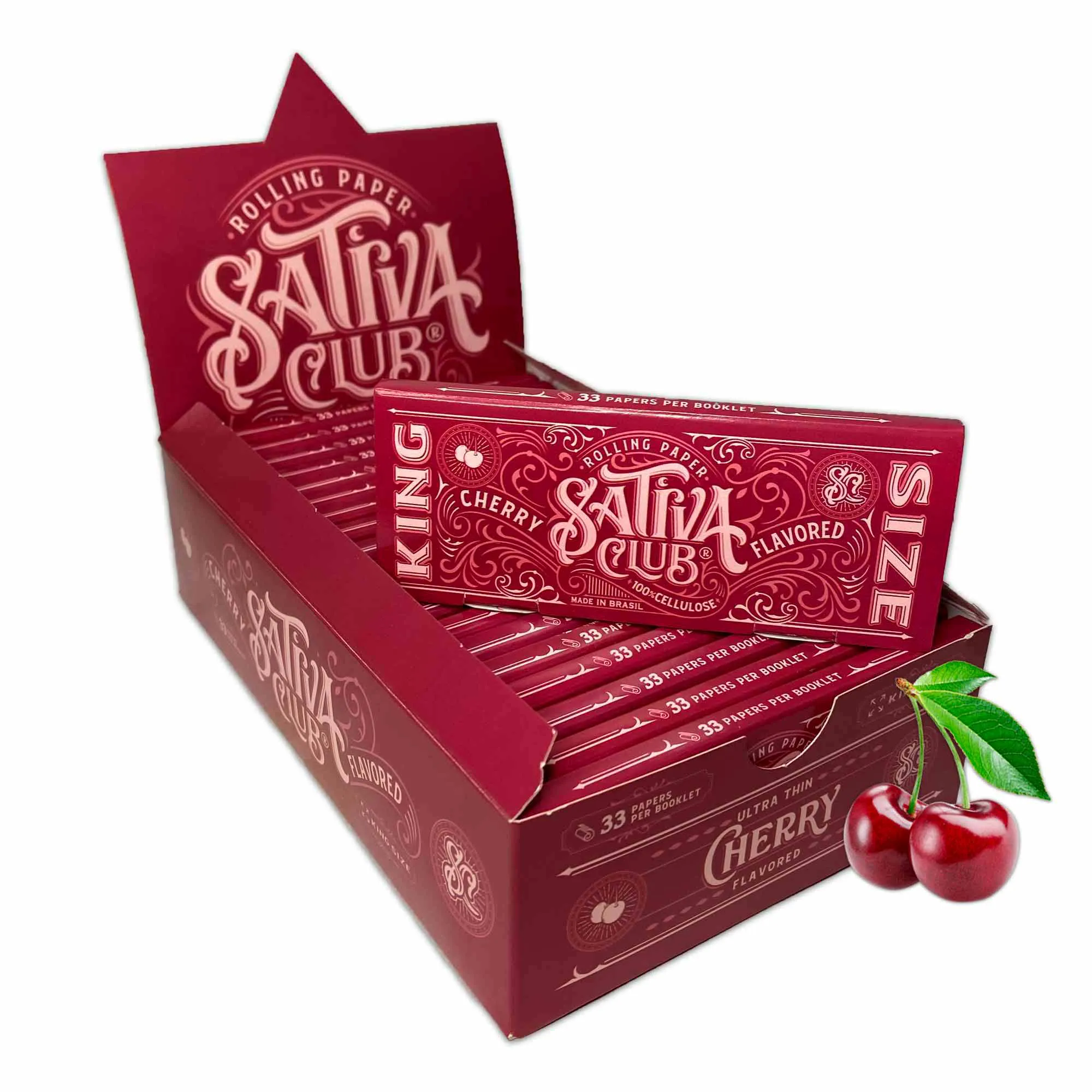 CELULOSE SATIVA CHERRY CLUB KING SIZE