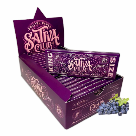 CELULOSE SATIVA GRAPE CLUB KING SIZE