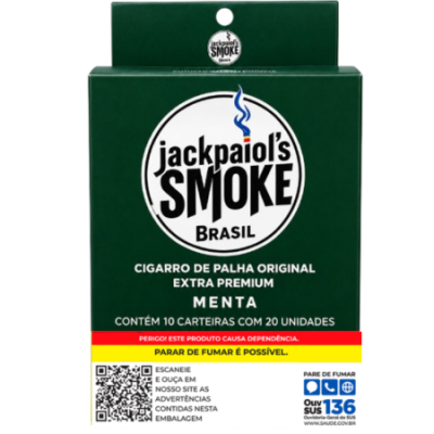 PALHEIRO JACKPAIOL´S - MENTA (SEM PITEIRA - DISPLAY COM 10)